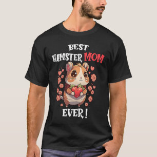 Camiseta Melhor Hamster Mãe Alguma Vez Bonita Dia de os nam