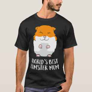 Camiseta Melhor Hamster Mãe Engraçado Hamster Mãe Presente