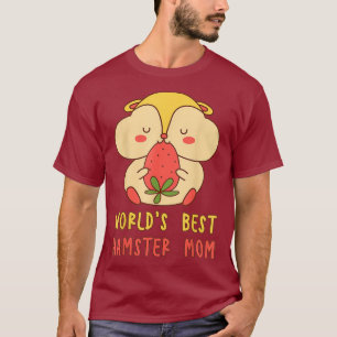 Camiseta Melhor Hamster Mãe Engraçado Hamster Mãe Presente
