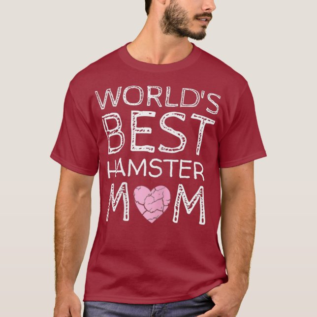 Camiseta Melhor Hamster Mãe Pet Hammy (Frente)