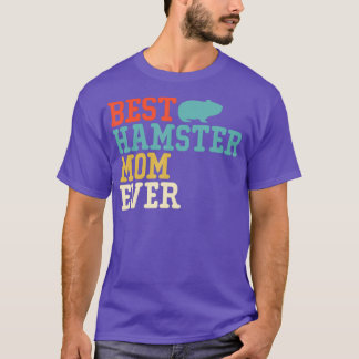 Camiseta Melhor HAMSTER Mamãe Sempre Engraçada Vintage Retr