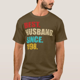 Camiseta Melhor háxis desde 1998 para o aniversário de casa