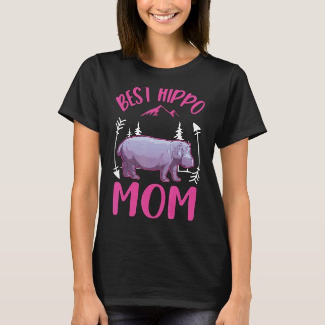 Camiseta Melhor Hippo Mãe Nunca (Frente)