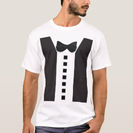 Camiseta Melhor Homem Engraçado Tuxedo 🎩 Elegante Minimali