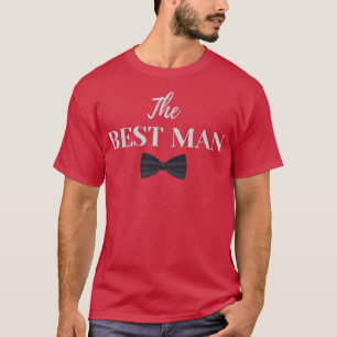 Camiseta Melhor homem, GroomsmanWedding Party Team Foguete