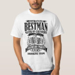 Camiseta Melhor Homem Mestre de Cerimonias Festa de Despedi<br><div class="desc">Melhor Homem Mestre de Cerimonias Equipe de Bebendo do Partido de Bachelores.</div>