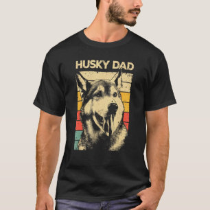 Camiseta Melhor Husky Para Pai Homens Husky Siberiano Cacho
