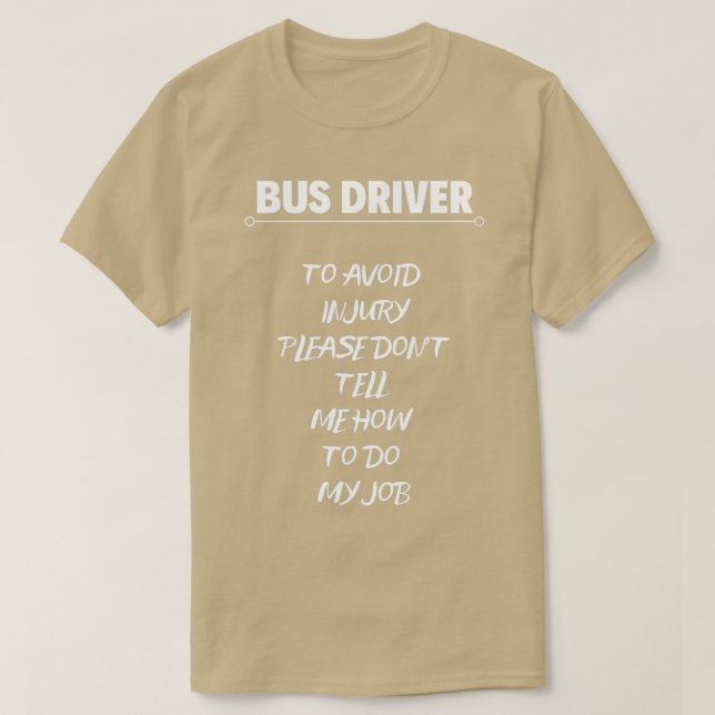 Camiseta Melhor Ideia de Presente de Apreciação de Driver d (Frente do Design)