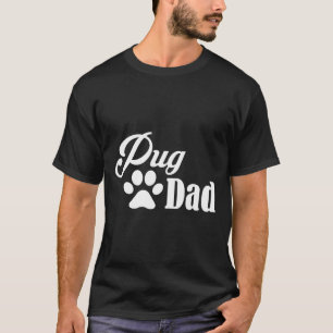 Camiseta Melhor ideia de presente para pai pug para pais de