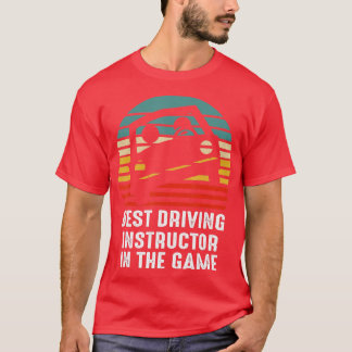 Camiseta Melhor Instrutor de Condução Engraçado Permi