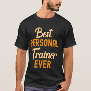 Camiseta Melhor instrutor de Malhação pessoal para treinado