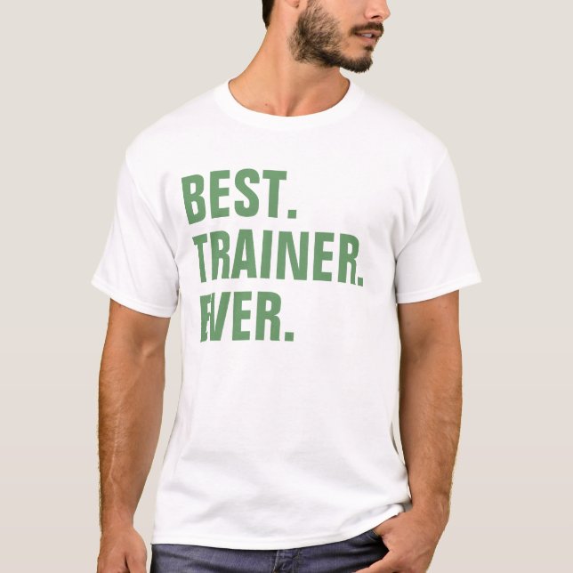 Camiseta Melhor. Instrutor. Nunca (Frente)