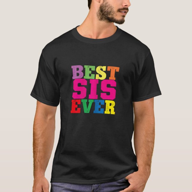 Camiseta Melhor Irmã de Todos os Tempos (Frente)