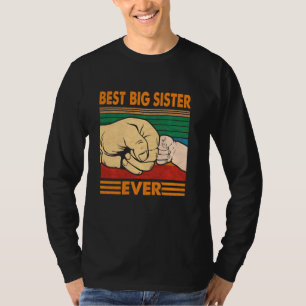 Camiseta Melhor Irmã Grande Alguma Vez Vintage Mãe Mãe Mãe 