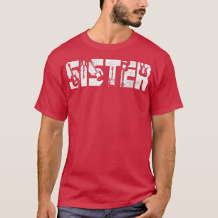Camiseta Melhor Irmã Incomodada Alguma Vez Violão Guitarist