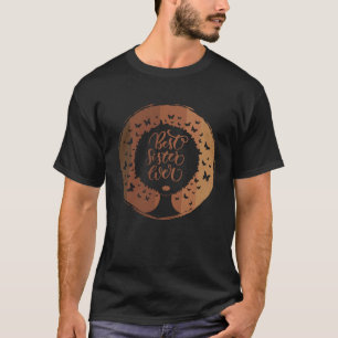 Camiseta Melhor Irmã Já Vez Melanina Rainha Natural Cabelo