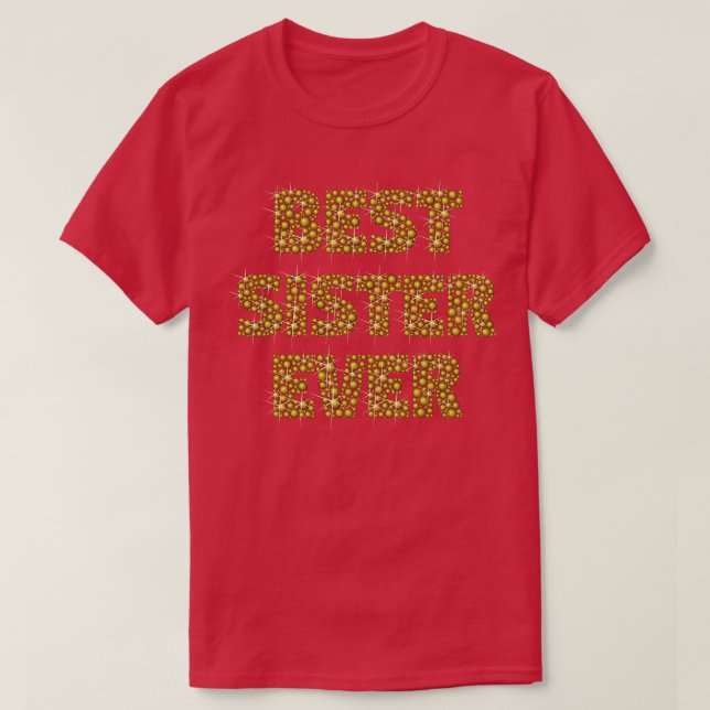 Camiseta Melhor Irmã Nunca (Frente do Design)