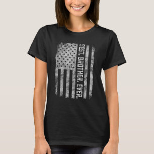 Camiseta Melhor Irmão Bandeira Americana Para Dia de os pa
