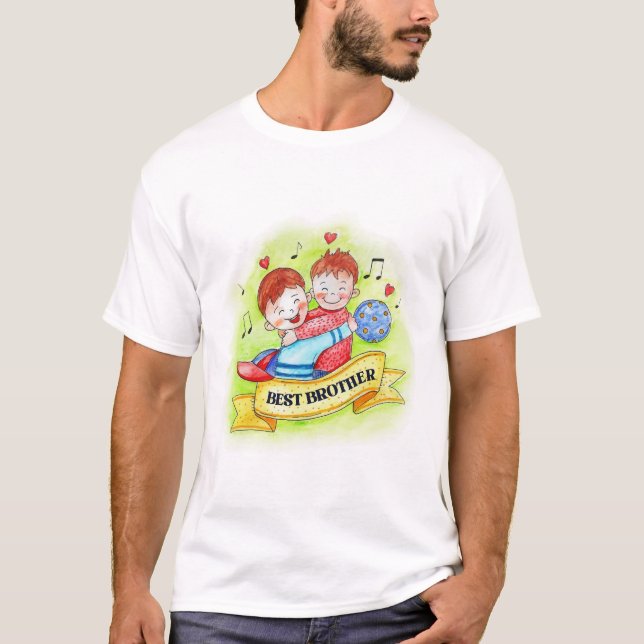 Camiseta Melhor IRMÃO de Todos os Tempos (Frente)