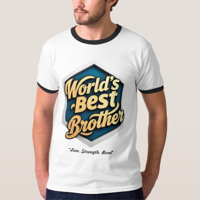 Camiseta "Melhor Irmão do Mundo" (Frente)