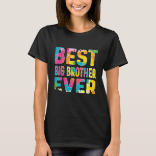 Camiseta Melhor Irmão Grande Nunca Tie Dye