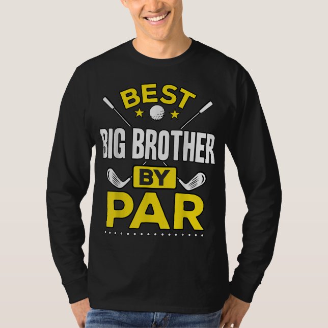 Camiseta Melhor Irmão Grande Por Par Golf Big Brother Prese (Frente)
