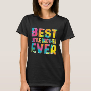 Camiseta Melhor Irmãozinho Alguma Vez Tie Dye