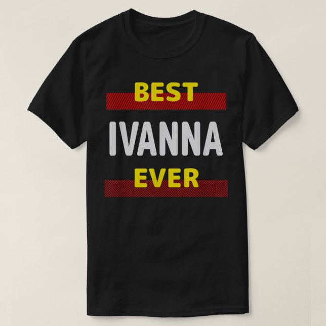 Camiseta Melhor Ivanna Alguma Amizade Nome Apelido Perso (Frente do Design)