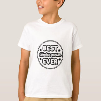 Camiseta melhor jardim de infância de sempre