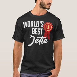 Camiseta Melhor Jette Name Personalizado do Mundo