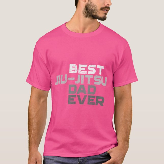 Camiseta Melhor Jiu - Pai Jitsu Ever Jiu Jitsu (Frente)