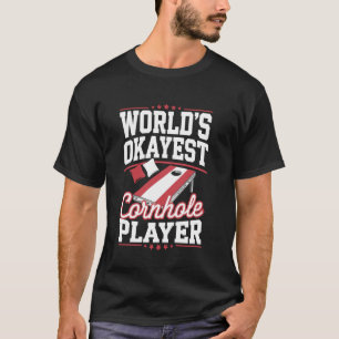 Camiseta Melhor Jogador de Cornhole do Mundo Engraçado Corn