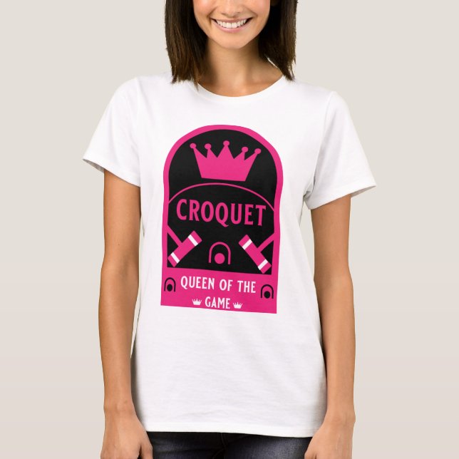 Camiseta melhor jogador de croquet engraçado (Frente)