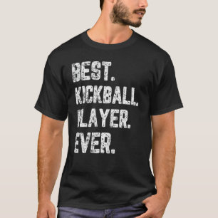 Camiseta Melhor jogador de kickball em treinamento de kickb