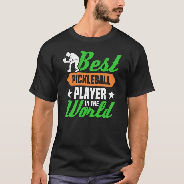 Camiseta Melhor Jogador De Pickleball Do Mundo (Frente)
