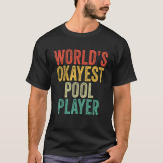 Camiseta Melhor Jogador de Sinuca do Mundo Sarcasmo Novidad