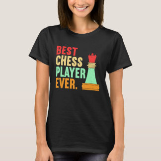 Camiseta Melhor Jogador de Xadrez de Todos os Tempos Xadrez