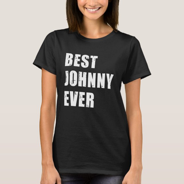 Camiseta Melhor Johnny Ever Team Johnny Idea (Frente)