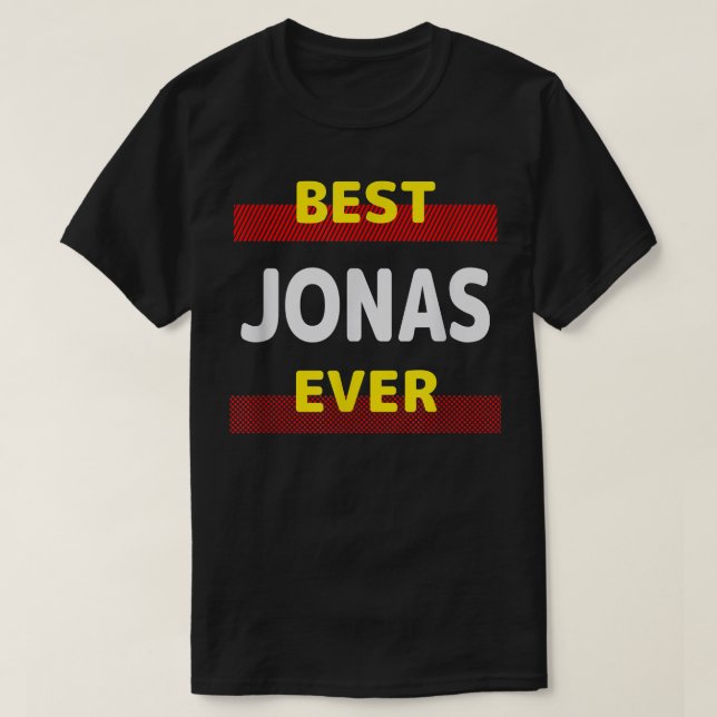 Camiseta Melhor Jonas Ever Amigos Nome Pessoa Apelido Amigo (Frente do Design)
