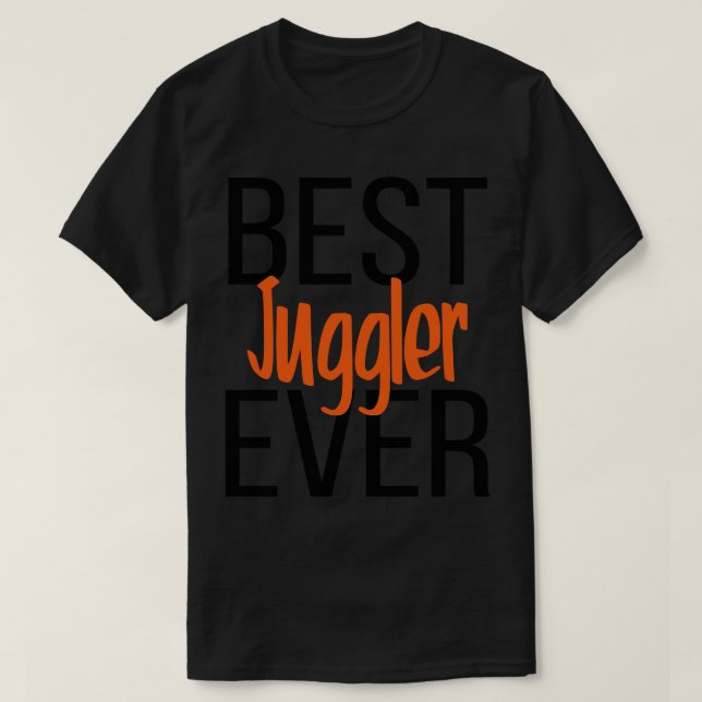 Camiseta Melhor Juggler Ever 3 (Frente do Design)