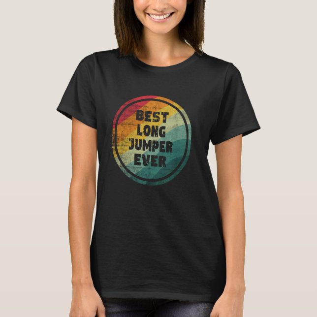 Camiseta Melhor Jumper Longo, Engraçado, Jumper Longo (Frente)