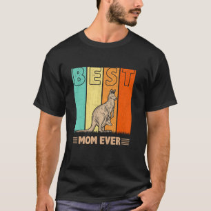 Camiseta Melhor Kangaroo Mãe Nunca Retrópica Mãe Mãe