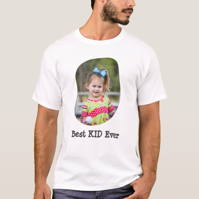 Camiseta Melhor KID já carregou sua foto de família (Frente)