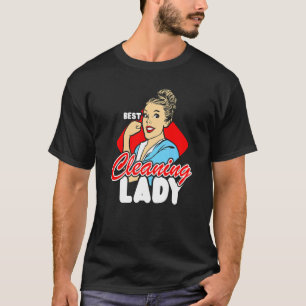 Camiseta Melhor Limpeza Dama Serviço De Limpeza