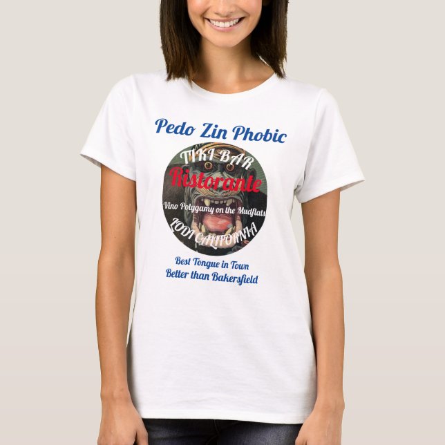 Camiseta Melhor língua na cidade do que Bakersfield (Frente)