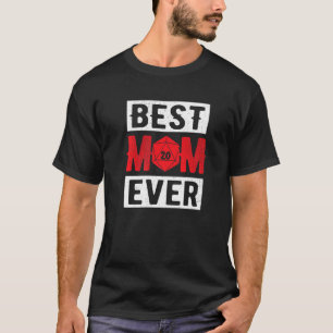 Camiseta Melhor Mãe Alguma Vez D20 Jogador de Função de Dic