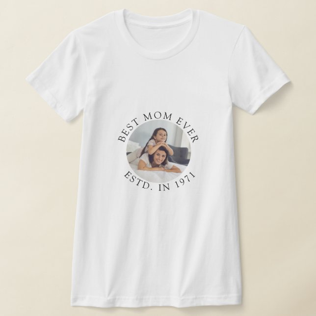 Camiseta Melhor Mãe Alguma Vez Dotada Ideia (Postura )