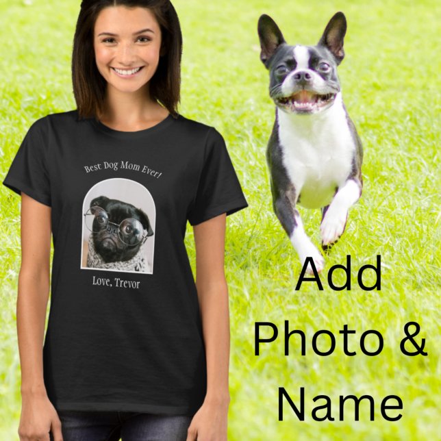 Camiseta Melhor Mãe Cachorra da Foto Cachorro (Criador carregado)