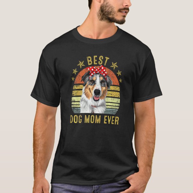 Camiseta Melhor Mãe Cachorro Alguma Vez Miniatura, Mama Pas (Frente)