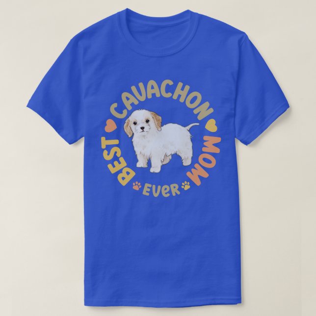 Camiseta Melhor Mãe Cavachon Nunca (Frente do Design)